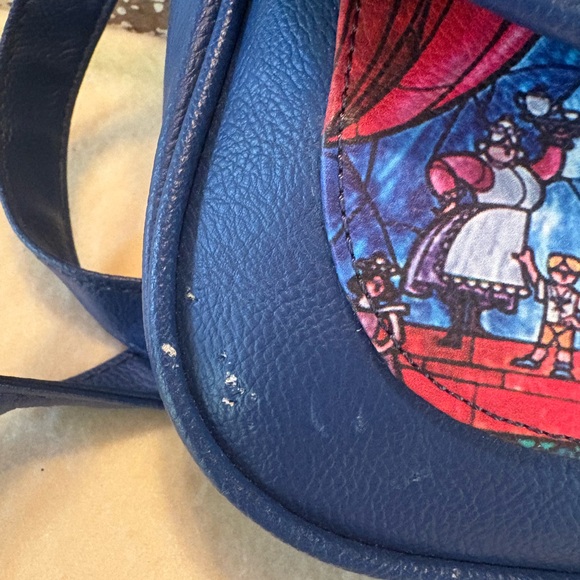 Disney Beauty and the Beast Stained Glass Crossbody Bag - Blue - Picture 5 of 5